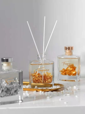 Kerstmiskaneel Reed Diffuser Perfume 120ml met Gouden Zilveren Folie
