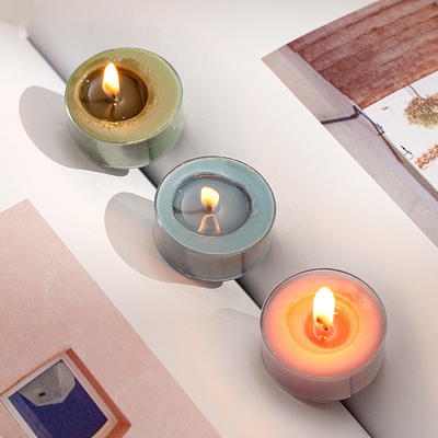 Kleurrijke Bemerkte Votive Tealight-Kaarshouder voor Huisdecor
