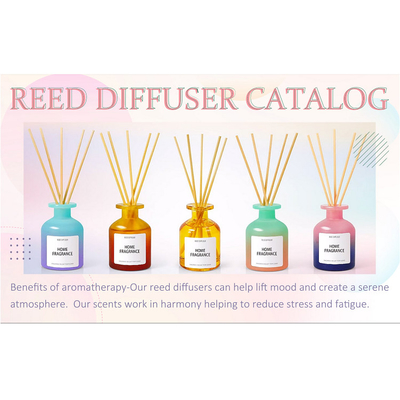 Het kleurrijke aroma van de Etherische oliereed diffuser sea salt van 120ml Eigengemaakte