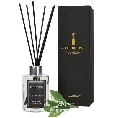 120ml ontruim de Citrusvruchtenaroma Reed Diffuser For Room Fragrance van de Glaslavendel