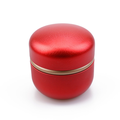 ODM 6 Oz Tin Container Candle Red Green Ronde met Koffieboon