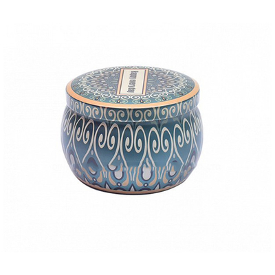 De unieke Kleine Decoratie 120g van Aluminiumtin can candle with stone