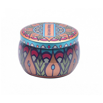 De unieke Kleine Decoratie 120g van Aluminiumtin can candle with stone