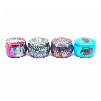 De unieke Kleine Decoratie 120g van Aluminiumtin can candle with stone