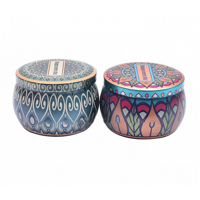 De unieke Kleine Decoratie 120g van Aluminiumtin can candle with stone