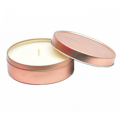 Bemerkt het Aluminiummetaal Mini Tin Candles For Votive Tealight 3oz van de Sojawas