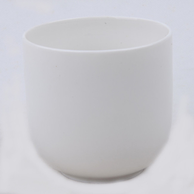 7oz het duidelijke Wit bemerkte de Natuurlijke Ceramische Pot van de Sojakaars voor Slaap