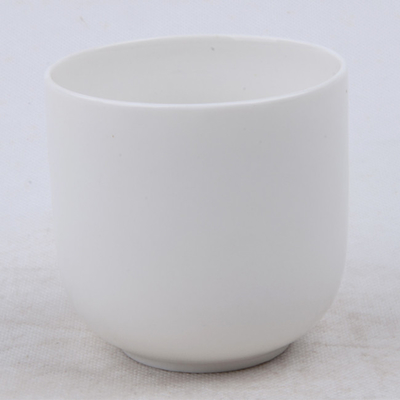 7oz het duidelijke Wit bemerkte de Natuurlijke Ceramische Pot van de Sojakaars voor Slaap