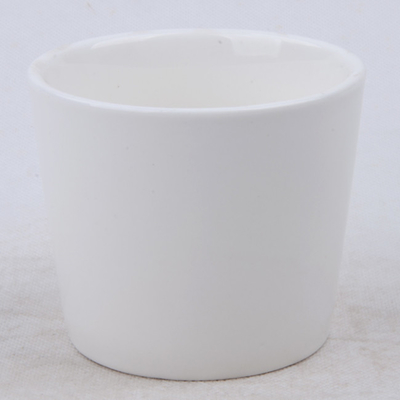 7oz het duidelijke Wit bemerkte de Natuurlijke Ceramische Pot van de Sojakaars voor Slaap
