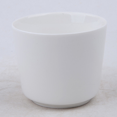 7oz het duidelijke Wit bemerkte de Natuurlijke Ceramische Pot van de Sojakaars voor Slaap