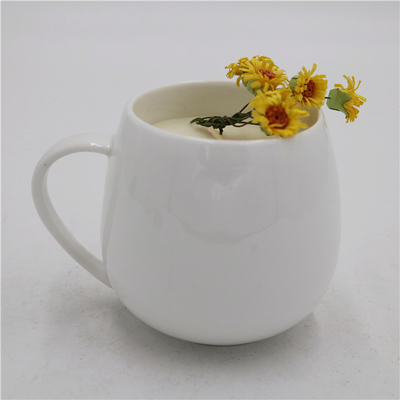 6oz eenvoudige Witte van de Kaarsaromatherapy van de Aard Ceramische Soja de Kruikkaars