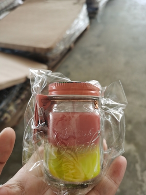 De Sojawas Leuk Mason Jar Custom Scented Candle van het aromahuis met Handvat