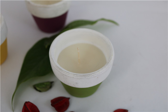 Van de de Sojawas van het aromahuis Odm Bemerkte Ceramische de Kaarskruiken 2 Oz