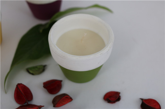 Van de de Sojawas van het aromahuis Odm Bemerkte Ceramische de Kaarskruiken 2 Oz