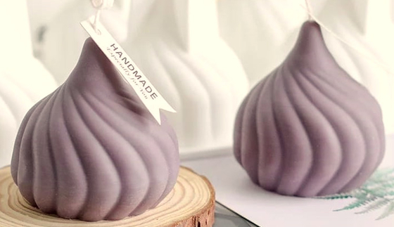 150g bemerkte de Paraffine de Ceramische Kruik van de Sojakaars met Deksel
