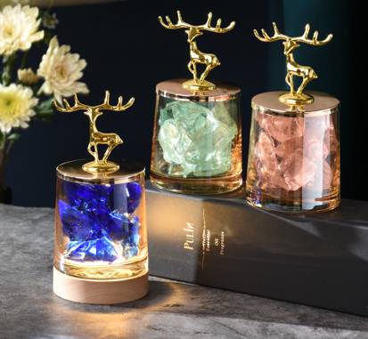 Douane Natuurlijk Reed Diffuser Room Perfume 100ml met Valse Hertendecoratie